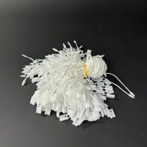 Веревочные биркодержатели белые (100 шт. в упаковке)