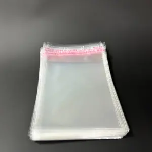 Бопп пакет 10х15 см прозрачный с клеевым клапаном (упаковочный)