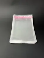 Бопп пакет 10х15 см прозрачный с клеевым клапаном (упаковочный)