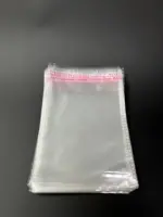 Бопп пакет 10х20 см прозрачный с клеевым клапаном (упаковочный)