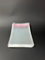 Бопп пакет 10х20 см прозрачный с клеевым клапаном (упаковочный)