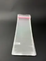 Бопп пакет 10х25 см прозрачный с клеевым клапаном (упаковочный)