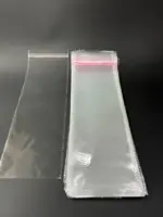 Бопп пакет 10х25 см прозрачный с клеевым клапаном (упаковочный)