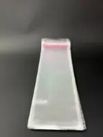 Бопп пакет 10х25 см прозрачный с клеевым клапаном (упаковочный)