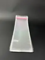 Бопп пакет 10х35 см прозрачный с клеевым клапаном (упаковочный)