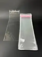 Бопп пакет 10х35 см прозрачный с клеевым клапаном (упаковочный)