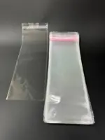 Бопп пакет 10х35 см прозрачный с клеевым клапаном (упаковочный)