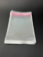 Бопп пакет 12х17 см прозрачный с клеевым клапаном (упаковочный)