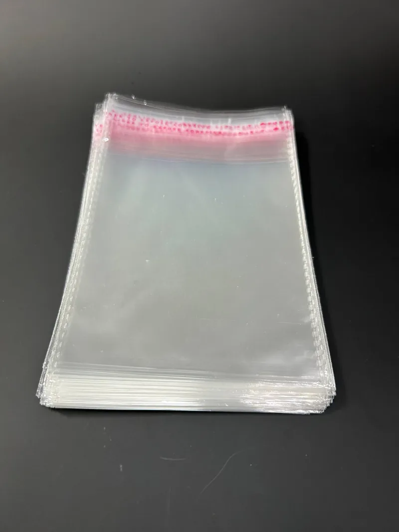 Бопп пакет 12х17 см прозрачный с клеевым клапаном (упаковочный) Бопп пакет 12х17 см прозрачный с клеевым клапаном (упаковочный)