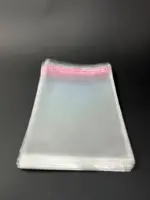 Бопп пакет 12х17 см прозрачный с клеевым клапаном (упаковочный)