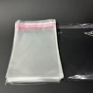 Бопп пакет 12х20 см прозрачный с клеевым клапаном (упаковочный)