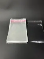 Бопп пакет 12х20 см прозрачный с клеевым клапаном (упаковочный)