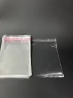 Бопп пакет 12х20 см прозрачный с клеевым клапаном (упаковочный)