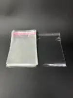 Бопп пакет 12х20 см прозрачный с клеевым клапаном (упаковочный)