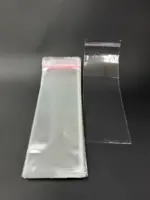 Бопп пакет 12х25 см прозрачный с клеевым клапаном (упаковочный)