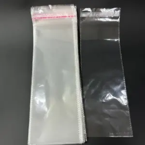 Бопп пакет 12х30 см прозрачный с клеевым клапаном (упаковочный)