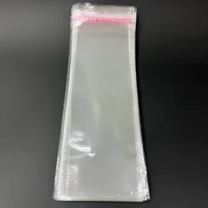 Бопп пакет 12х35 см прозрачный с клеевым клапаном (упаковочный)