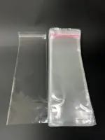 Бопп пакет 12х35 см прозрачный с клеевым клапаном (упаковочный)