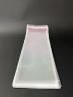 Бопп пакет 12х45 см прозрачный с клеевым клапаном (упаковочный)