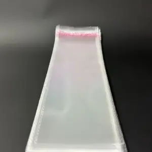 Бопп пакет 12х45 см прозрачный с клеевым клапаном (упаковочный)