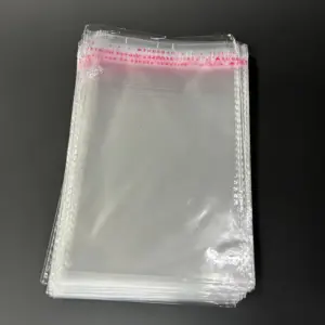 Бопп пакет 14х25 см прозрачный с клеевым клапаном (упаковочный)