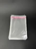 Бопп пакет 14х25 см прозрачный с клеевым клапаном (упаковочный)