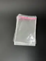 Бопп пакет 14х30 см прозрачный с клеевым клапаном (упаковочный)