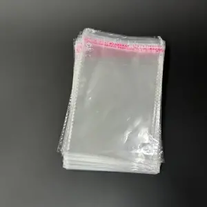 Бопп пакет 14х30 см прозрачный с клеевым клапаном (упаковочный)