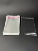 Бопп пакет 14х30 см прозрачный с клеевым клапаном (упаковочный)