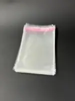 Бопп пакет 15х30 см прозрачный с клеевым клапаном (упаковочный)