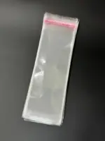 Бопп пакет 15х35 см прозрачный с клеевым клапаном (упаковочный)