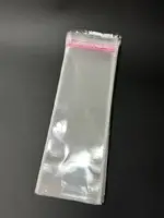 Бопп пакет 15х45 см прозрачный с клеевым клапаном (упаковочный)