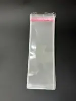 Бопп пакет 15х60 см прозрачный с клеевым клапаном (упаковочный)