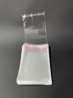 Бопп пакет 16х25 см прозрачный с клеевым клапаном (упаковочный)