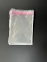 Бопп пакет 18х25 см прозрачный с клеевым клапаном (упаковочный)