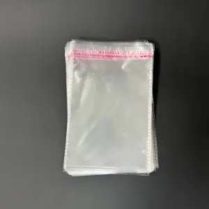 Бопп пакет 18х35 см прозрачный с клеевым клапаном (упаковочный)