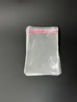 Бопп пакет 18х35 см прозрачный с клеевым клапаном (упаковочный)