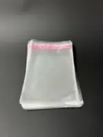 Бопп пакет 18х35 см прозрачный с клеевым клапаном (упаковочный)