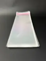 Бопп пакет 18х60 см прозрачный с клеевым клапаном (упаковочный)