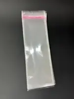 Бопп пакет 18х60 см прозрачный с клеевым клапаном (упаковочный)