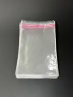 Бопп пакет 20х25 см прозрачный с клеевым клапаном (упаковочный)