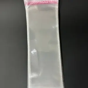 Бопп пакет 20х45 см прозрачный с клеевым клапаном (упаковочный)