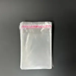 Бопп пакет 23х35 см прозрачный с клеевым клапаном (упаковочный)