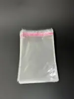 Бопп пакет 25х30 см прозрачный с клеевым клапаном (упаковочный)