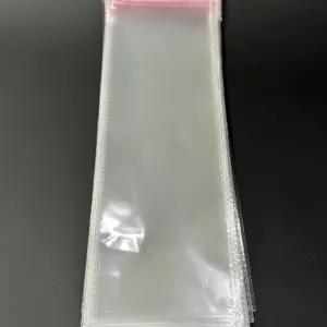 Бопп пакет 25х60 см прозрачный с клеевым клапаном (упаковочный)