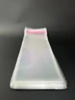 Бопп пакет 25х60 см прозрачный с клеевым клапаном (упаковочный)