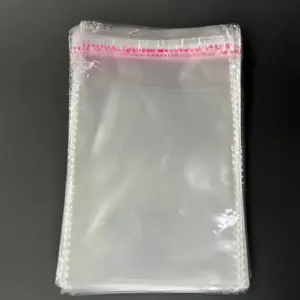 Бопп пакет 28х42 см прозрачный с клеевым клапаном (упаковочный)