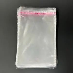 Бопп пакет 30х40 см прозрачный с клеевым клапаном (упаковочный)