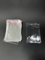 Бопп пакет 4х10 см прозрачный с клеевым клапаном (упаковочный)