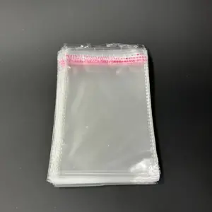 Бопп пакет 5х10 см прозрачный с клеевым клапаном (упаковочный)